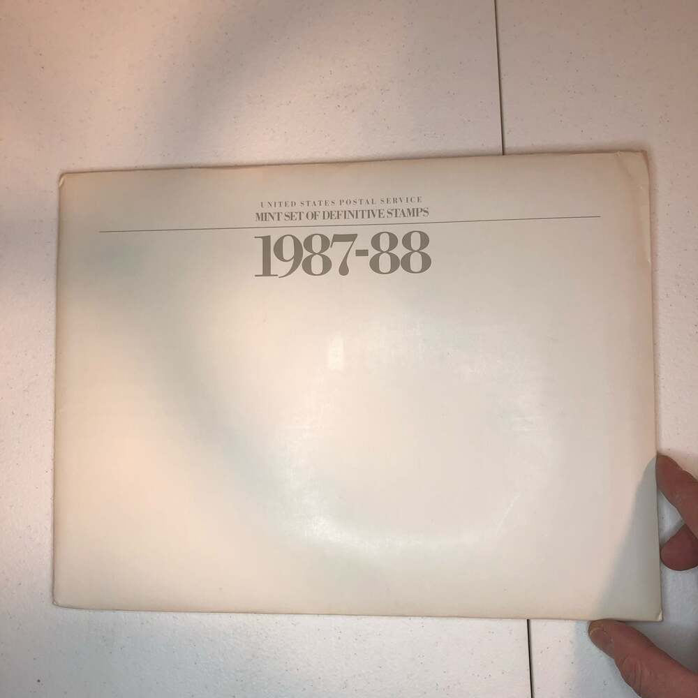 1987-88 USPS Mint Set of Definitive Stamps Item‎ No. 837 with Booklet